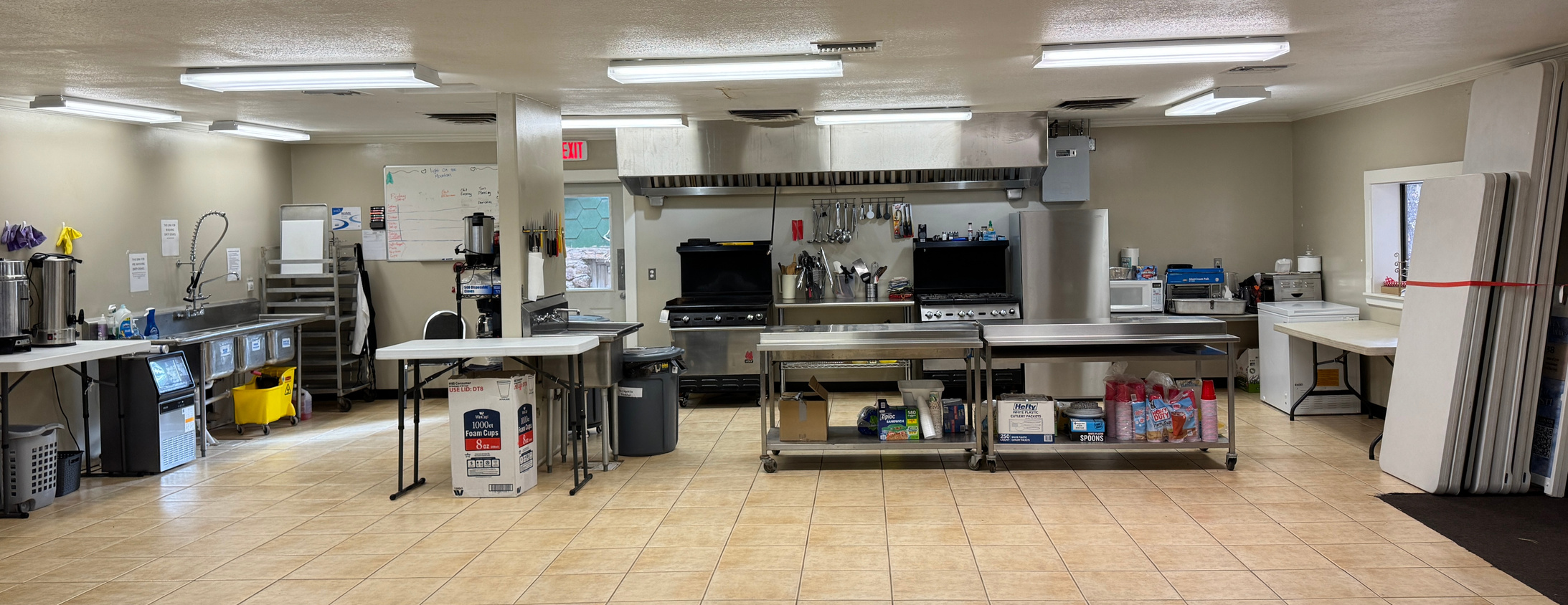 Fully licensed commercial kitchen