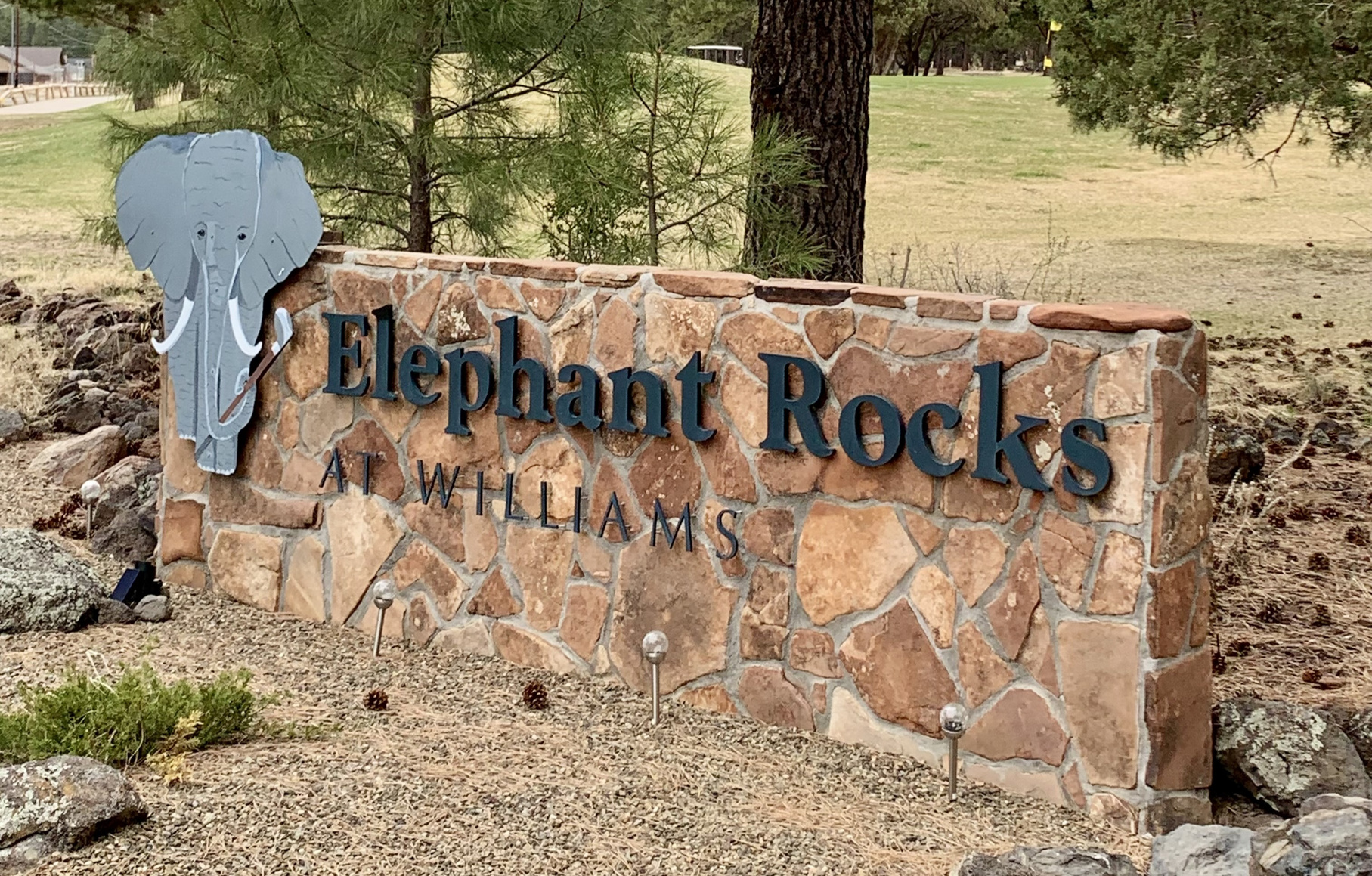 Elephant Rocks Golf Course at Williams sign